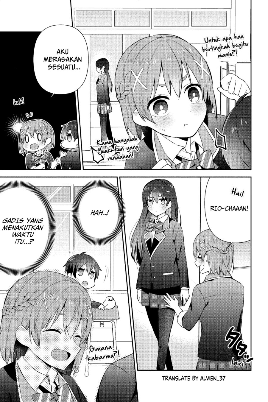 The Cute Girl Sitting Next to Me Is Trying to Make Me Fall in Love With Her as a Way to Ridicule Me, but the Tables Were Turned on Her Before She Knew It Chapter 11 Gambar 11